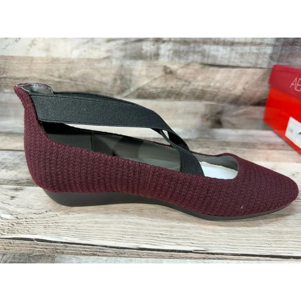 Aerosoles Hierarchy Wine‎ Fabric 534 Women Shoes Red Size 5.5